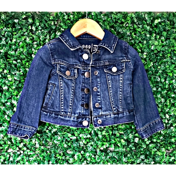 71. 2/$20 Gap Baby jean jacket - Picture 1 of 4